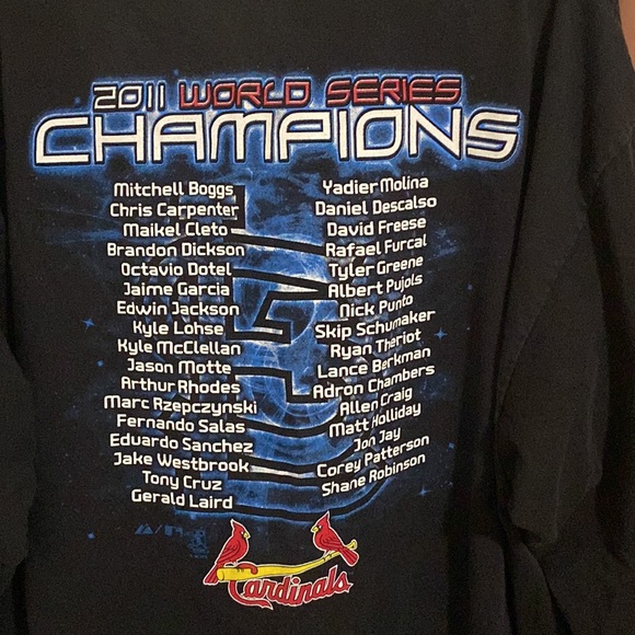 2XL Saint Louis Cardinals. 2011 World Series Champions - Picture 4 of 4